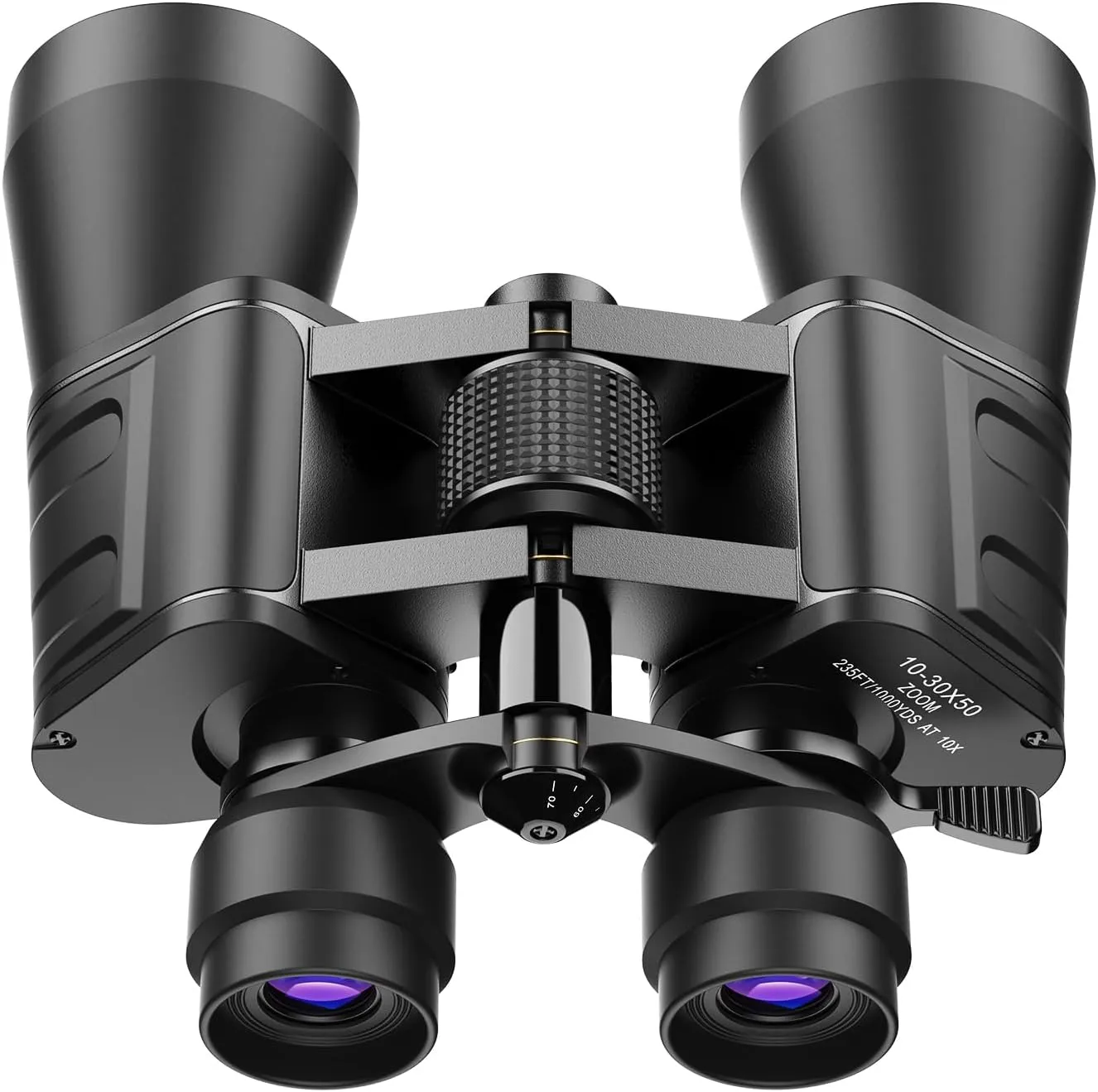 10-30x50 High Power Military Zoom Binoculars for Adults, Low Light Night Vision/Daily Waterproof / BAK7 Prism/FMC Lens, HD Professional Binoculars for Bird Watching, Hunting, Outdoor, Hiking.