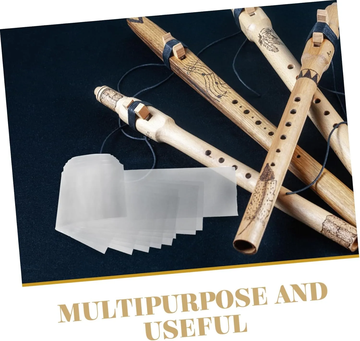 10 pcs Flute Storage Bag Vertical Flute Protector for Wind Instruments Practical and Safe Music Accessories and Protection