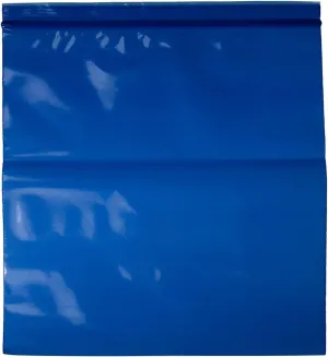 10" X 12" 2-Mil Blue Reclosable Zipper Bags – 100 Pack of Durable Plastic Storage Bags for Organization, Documents, Parts, Food and Non-Food Items, Holiday and Travel Accessories – SKU: r1012bl-100