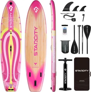 11'6"*34"*6" Stand Up Paddle Board,Inflatable Paddle Boards for Adults w/a Simple and Non Slip Design, Moderate Length and Easy Operation, Suitable for Adults.
