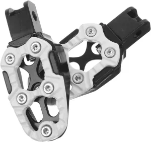 1pair Aluminum Motorcycle Foot Pegs Anti-slip Footrests for Adult Bikes Quick Installation Durable Design Fit for Dirt and Street Motorcycles