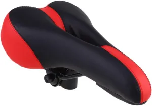 1Pc Comfortable Bike Saddle Thickened Breathable Seat Cushion for Mountain Bikes Ergonomic Design Shock Absorbing Bike Seat Easy to Install Compatible with Bicycles Black