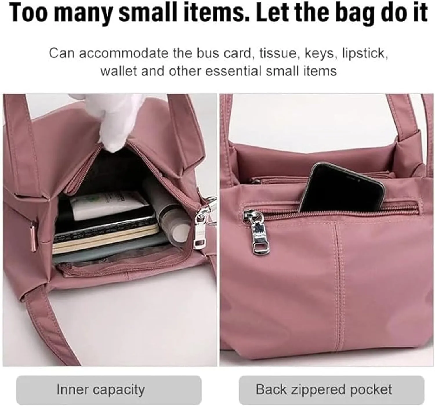 2024 New Body Light and Versatile Casual Bag, Large Capacity Waterproof Nylon Crossbody