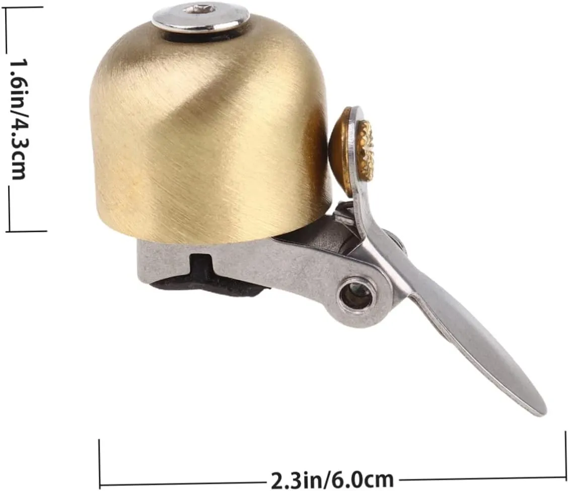 2pcs Bicycle Bell Loud Sound Bike Ring Copper Bike Bell Classic Bell Outdoor Bike Hammer Bell Practical