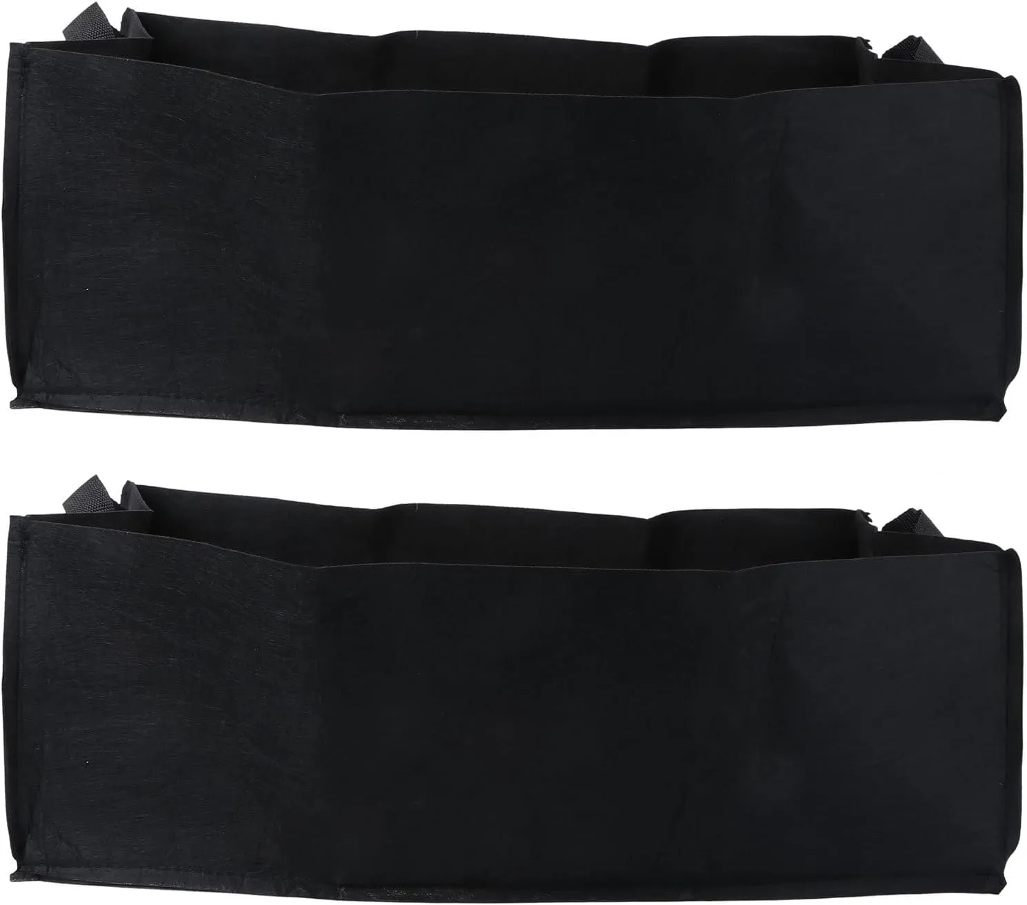 2Pcs Fabric Raised Garden Bed Garden Grow Bags Gallon Rectangle Planting Bag Planter Pot with Handles for Plants Flowers Vegetables