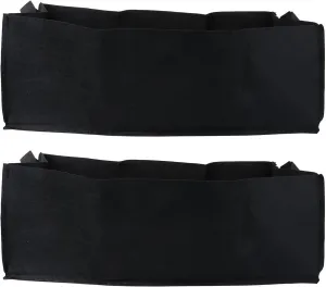 2Pcs Fabric Raised Garden Bed Garden Grow Bags Gallon Rectangle Planting Bag Planter Pot with Handles for Plants Flowers Vegetables