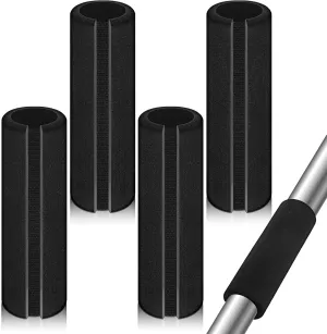 4 Pcs Foam Handle Grips 4.25 Inch Rubber Buffer Tube Wrap Cover Shock Absorption Handle Cushion Pad Soft Walker Hand Grips Cover for Bike Bicycle Handlebar Rollator Handle Replacement