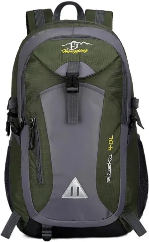 40L Hiking Backpack Lightweight, Camping Backpack, Waterproof Hiking Daypack, Outdoor Trekking Travel Backpacks for Men Women, Dark Green