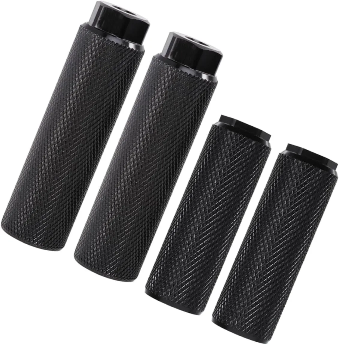 4pcs Aluminum Alloy Bike Foot Pegs Pedals Cycle Rear Footrest Portable Foot Pegs for Mountain Bikes Sturdy Bicycle Accessories