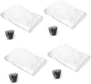 4sets Foot Soak Bath Tub Liners Bath Bag for Soaking Tear-Resistant Leak-Proof Sanitary Pedicure Basin 80pcs*4