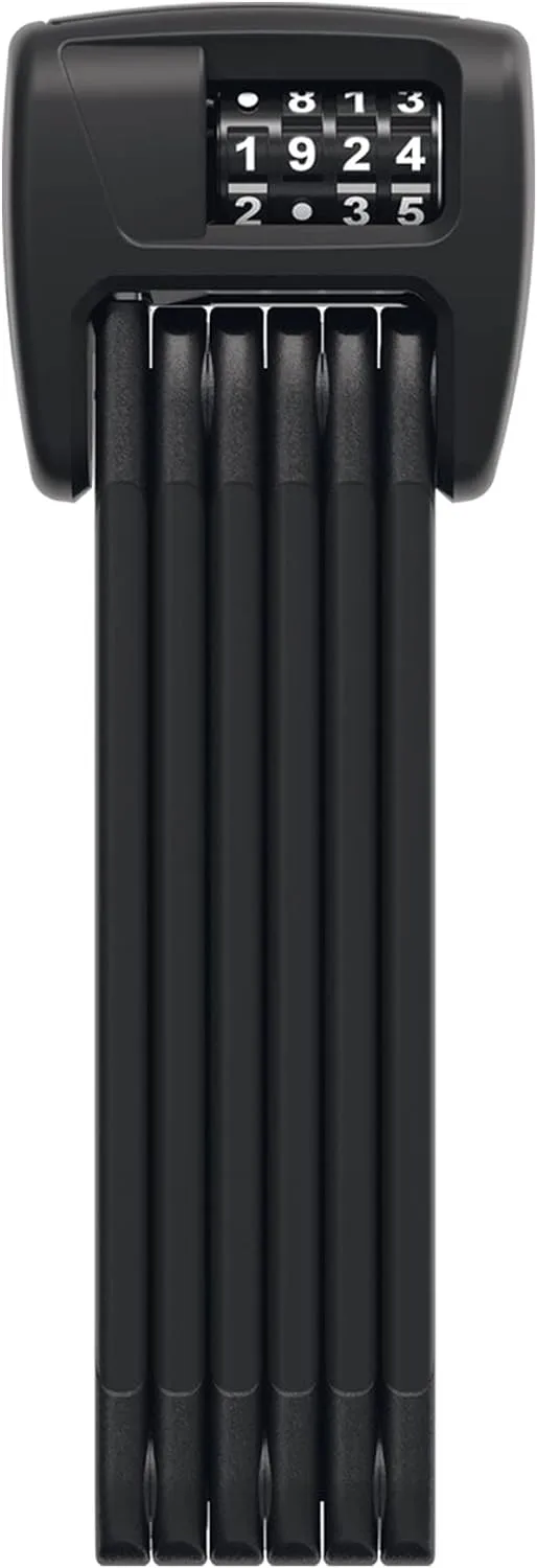 ABUS Bordo 6000C Folding Lock with SH Lock Holder, Combination Lock Made of Hardened Steel, with 4-Digit Code, ABUS Security Level 10, Length 90 cm