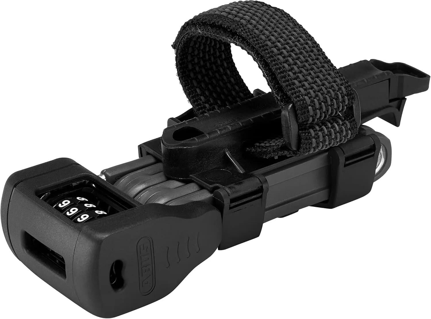 ABUS Bordo Lite 6055 Mini Combo, Antifurto Pieghevole Unisex Adulto, Nero, Unica