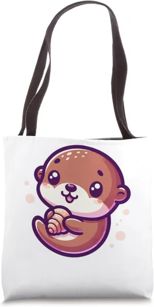 Adorable Otter Antics Tote Bag