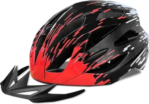 Adult Bike Helmet, Adjustable Mens Womens Bicycle Helmet Ages 14  with Cycling Helmet CPSC Certified