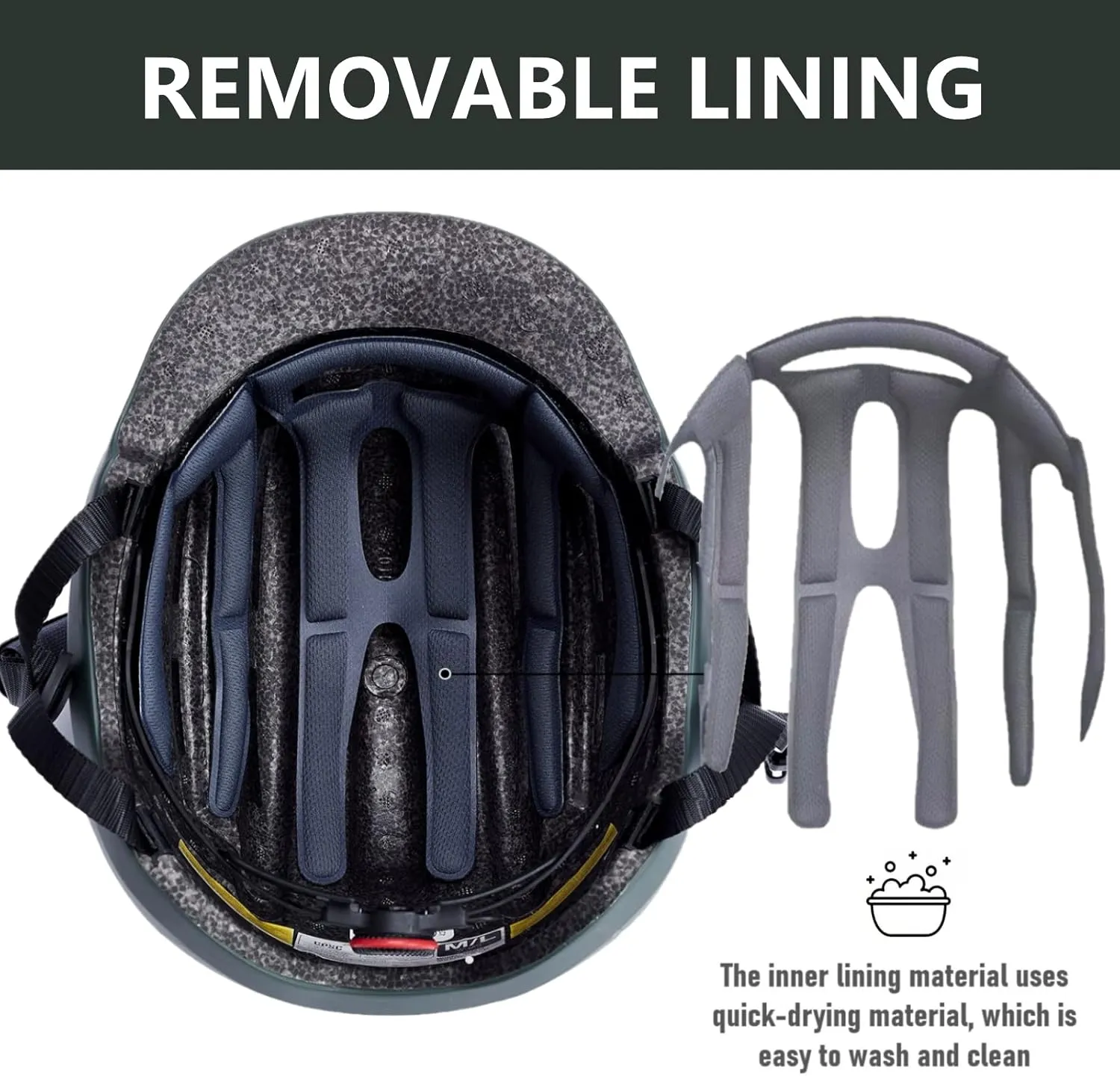 Adult Bike Helmet for Men Women, Mountain Road Bicycle Helmet with USB Rechargeable Taillight