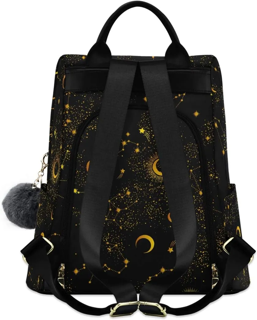 ALAZA Space Galaxy Constellation Backpack Purse for Women Anti Theft Back Pack Fashion Shoulder Bag