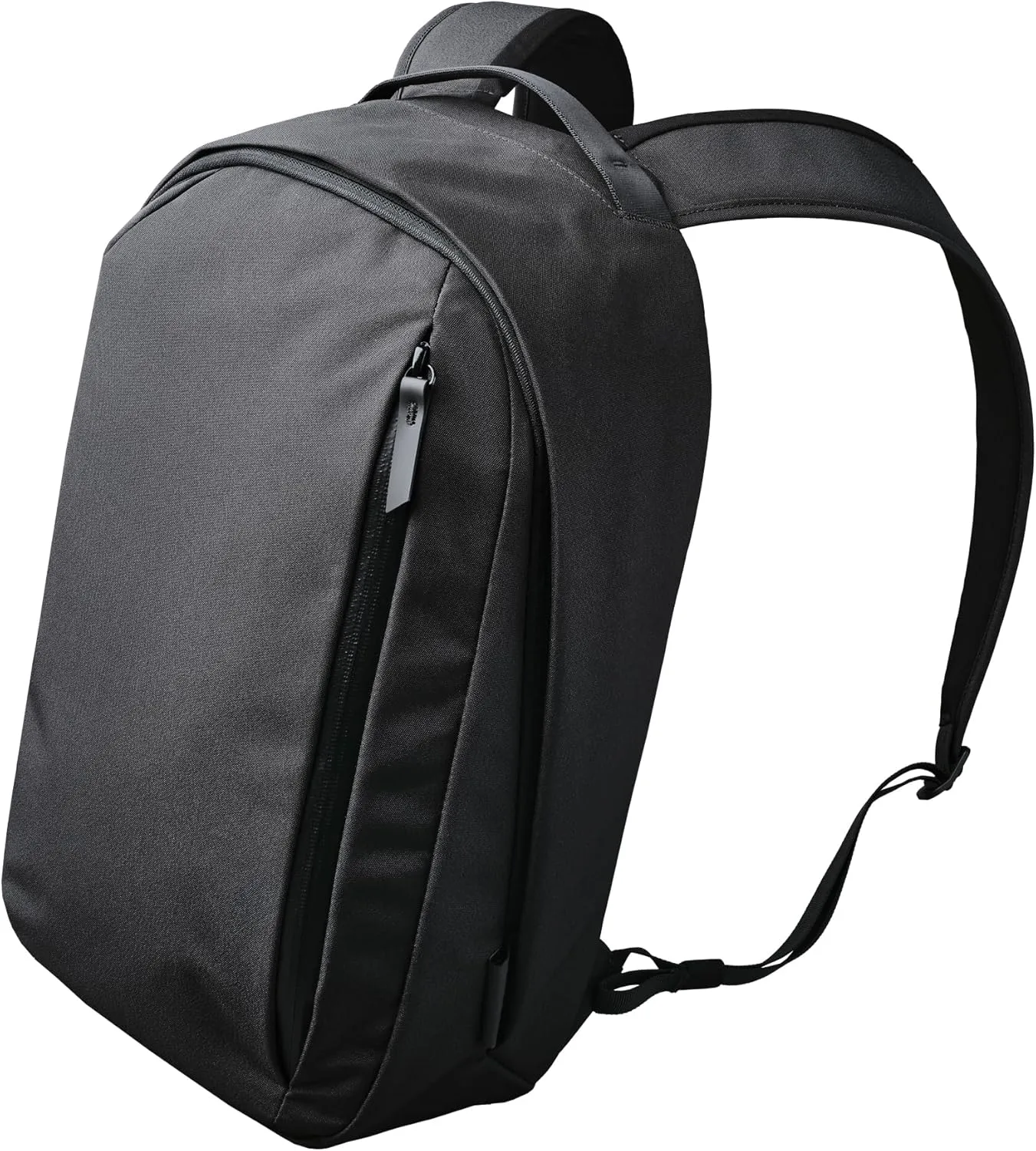 ALPAKA Metro Backpack -12L Fits a Thin 14" Laptop Small Backpack, Soft Touch Fleece Lined Laptop Sleeve, Wide Opening Main Zippered Compartment, Weather Resistant Fabric. Black Axoflux 300D