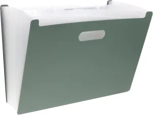 Angoily Expandable Office File Holder Multi-Grid Document Storage Bag Portable File Folder Bag for Tax Documents Contracts Bills