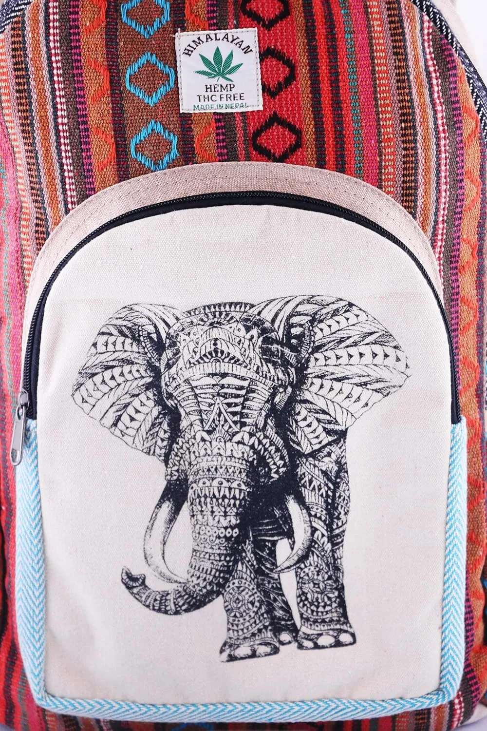 Anitya Hemp Backpack, Multi-Functional Pockets, Eco-Friendly, Unisex, Hiking Daypack, Durable Rucksack (AHLB012)