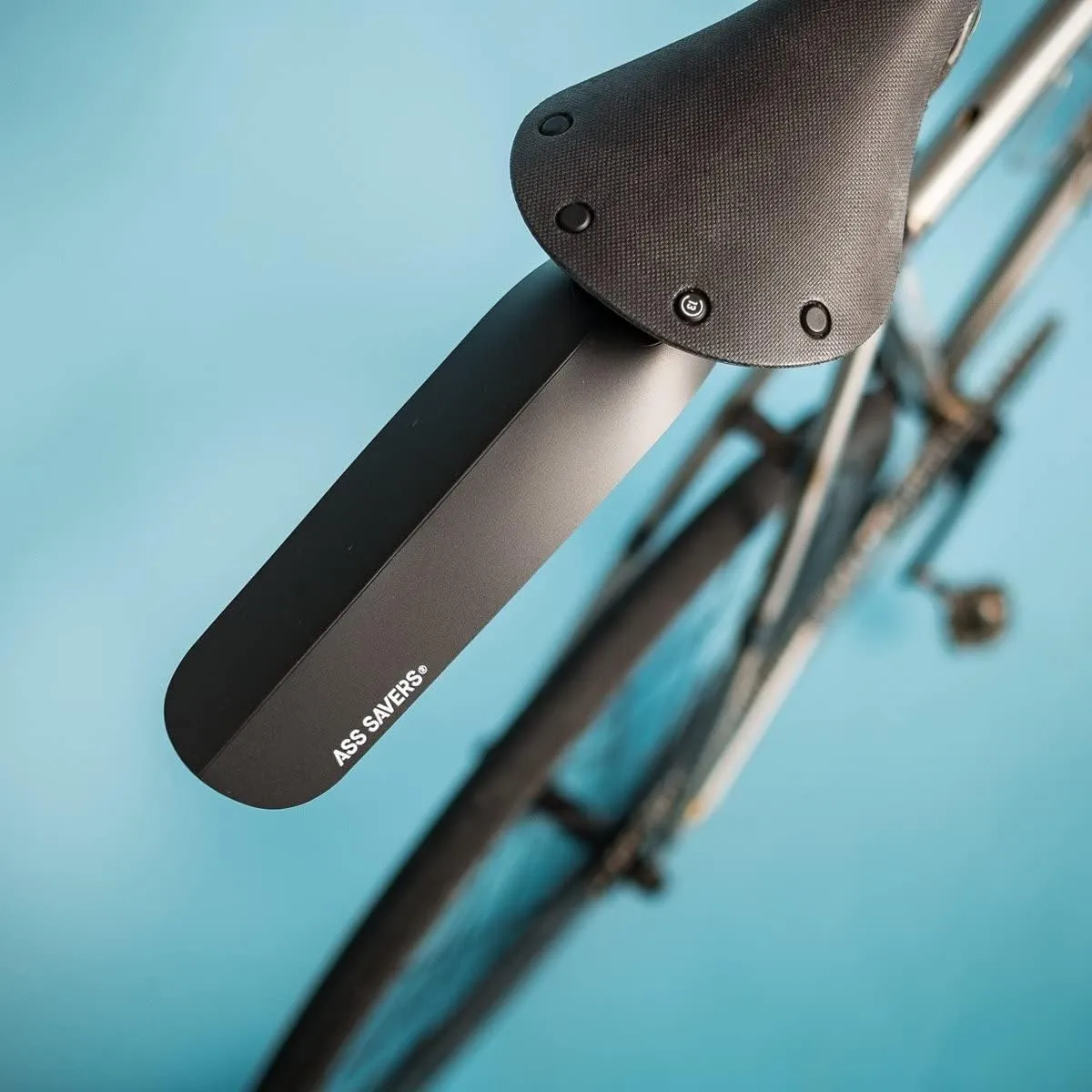 Ass Savers Bicycle Saddle Mudguard | Regular for 23-35 mm Tires, Commuter, Road, Cyclo Cross | Big for 30-50 mm with Upto 55 mm Wide, Generation 4, Rain Protection, No Tools Mount, Patented Flip Tip