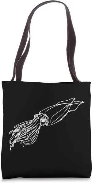 Atlantic Ocean deep sea mystery invertebrates Giant Squid Tote Bag