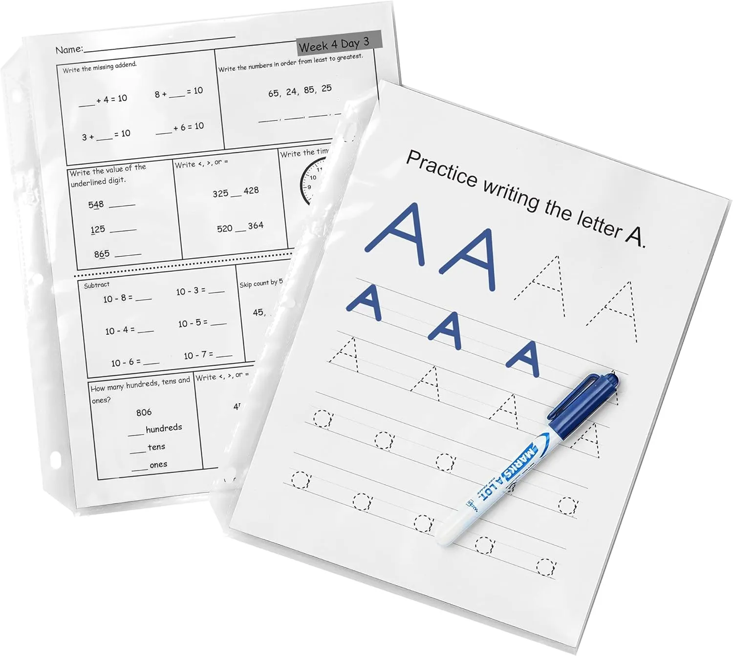 Avery Clear Heavyweight Sheet Protectors, Non-Glare, Easy Load, 100 Document Protectors (74102)