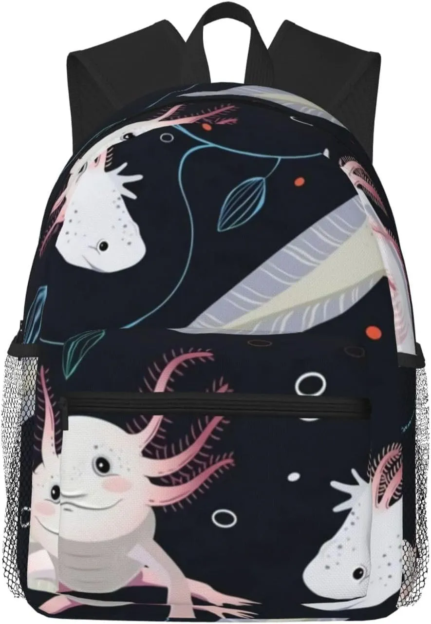 Axolotl (1) Lightweight Packable Backpack Travel Casual Hiking Daypack Foldable Backpack For Men Women
