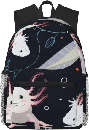 Axolotl (1) Lightweight Packable Backpack Travel Casual Hiking Daypack Foldable Backpack For Men Women