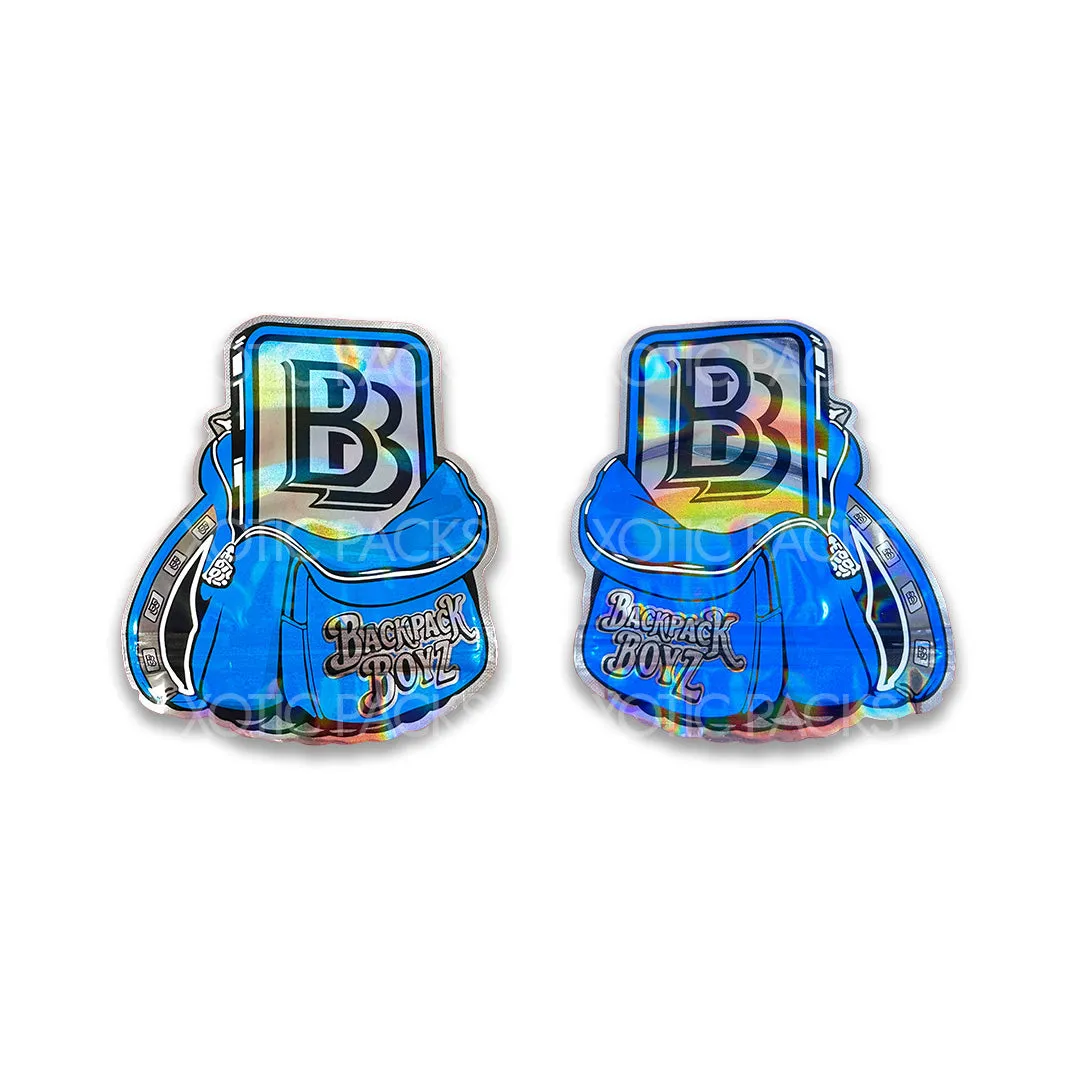 Backpack Boyz Blue Mylar Bag 3.5 Grams