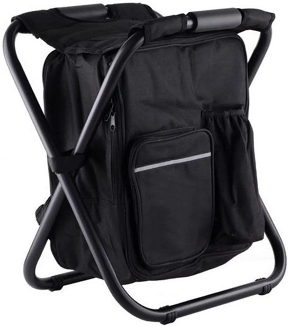 Backpack Cooler Chair Lightweight Large Capacity Folding Camping Stool for Outdoor Travel Beach Hiking Picnic