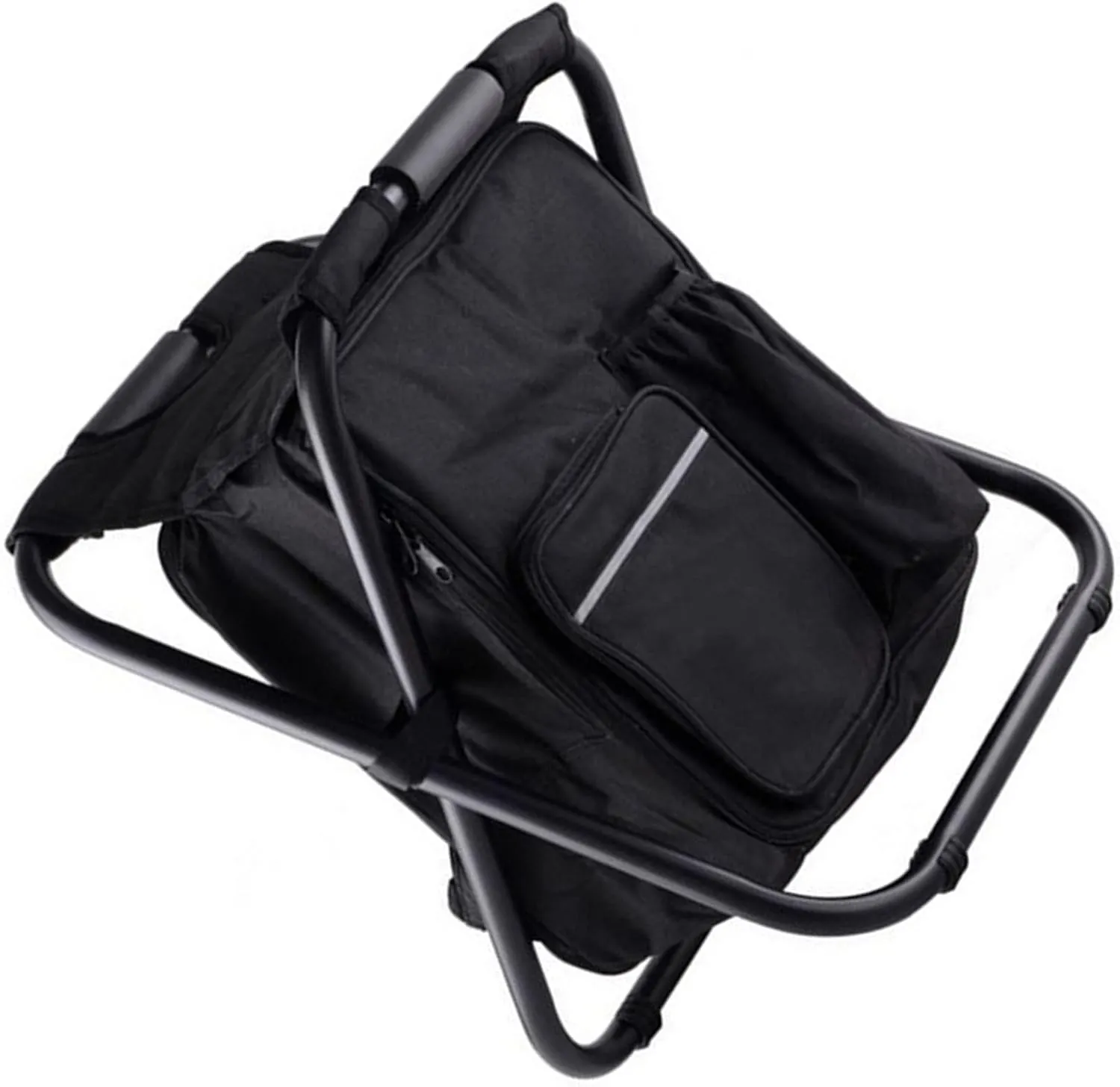 Backpack Cooler Chair Lightweight Large Capacity Folding Camping Stool for Outdoor Travel Beach Hiking Picnic