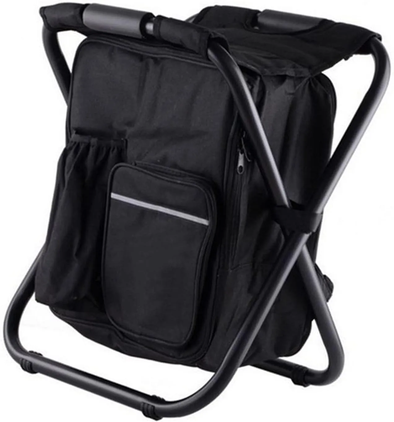 Backpack Cooler Chair Lightweight Large Capacity Folding Camping Stool for Outdoor Travel Beach Hiking Picnic