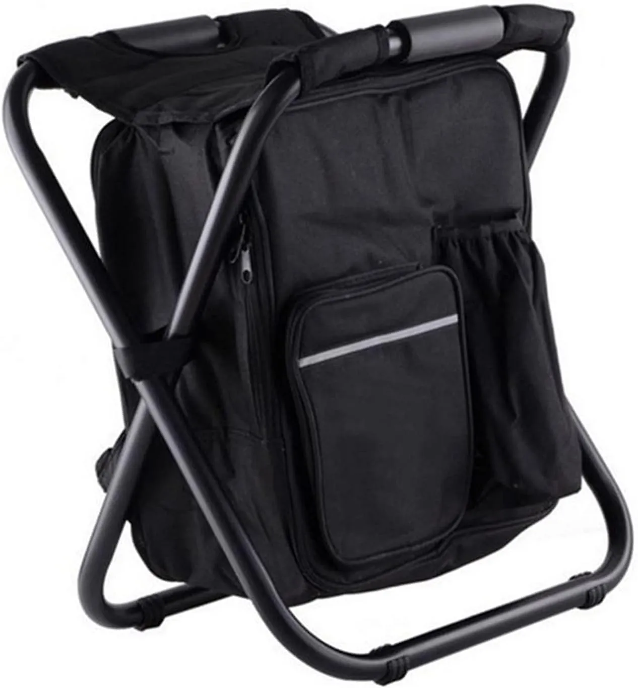 Backpack Cooler Chair Lightweight Large Capacity Folding Camping Stool for Outdoor Travel Beach Hiking Picnic