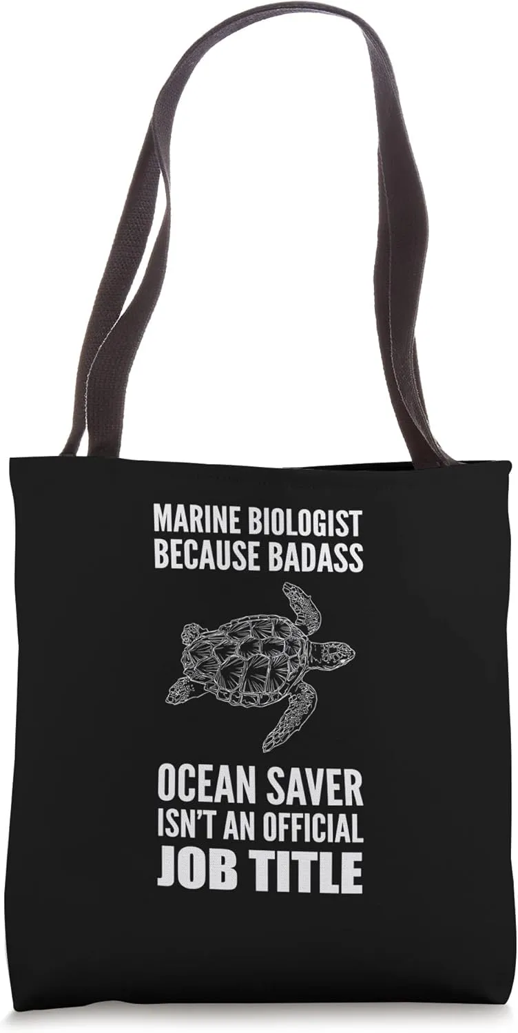Badass Ocean Saver Oceanographer Tote Bag