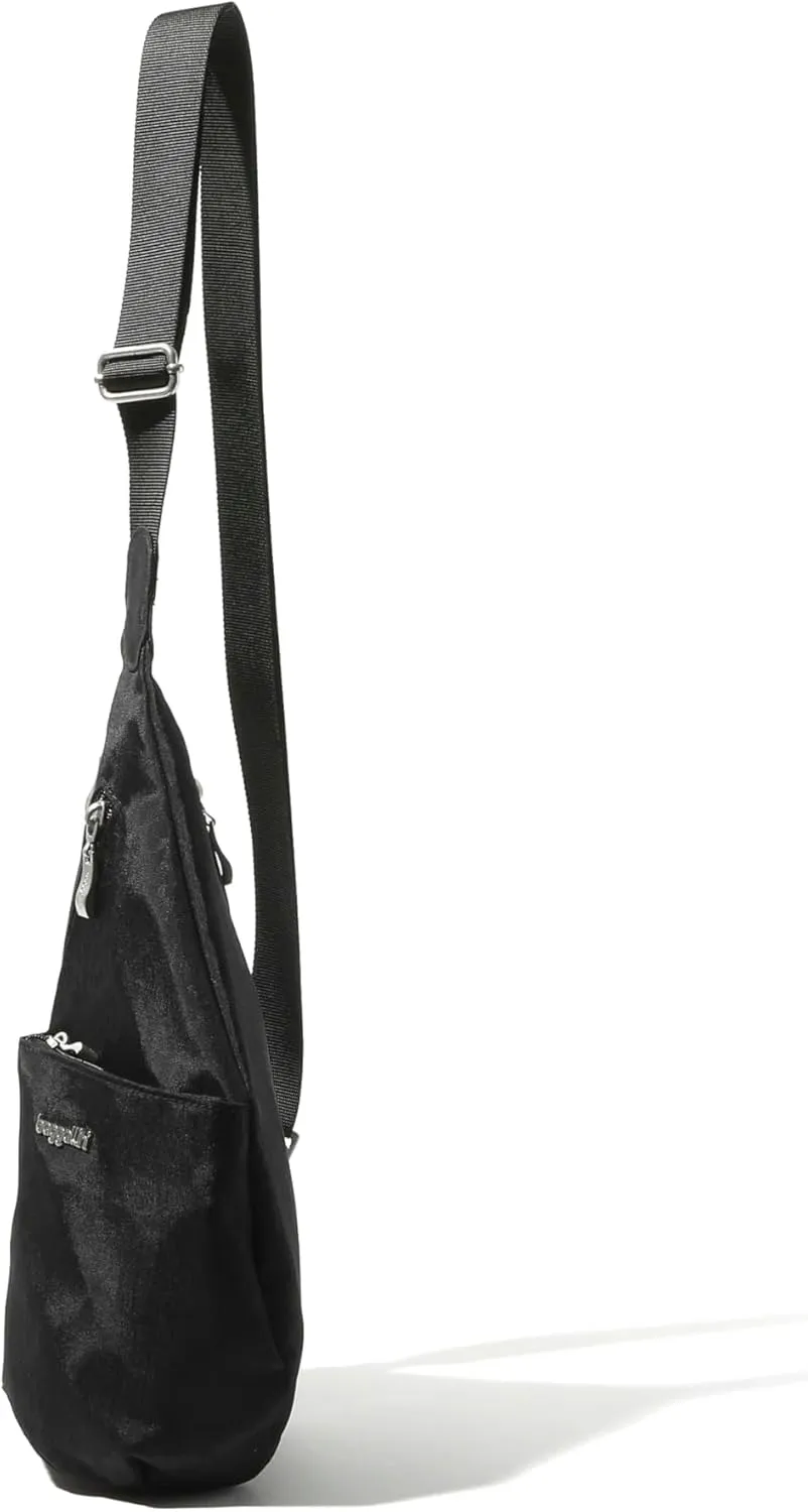 Baggallini Mini Sling - 12x7 Sling Crossbody Bag Backpack with Adjustable Shoulder Strap