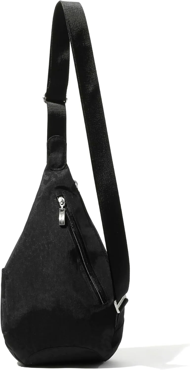 Baggallini Mini Sling - 12x7 Sling Crossbody Bag Backpack with Adjustable Shoulder Strap