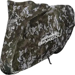 Bakcou - Heavy Duty Waterproof eBike Rain Cover - Protects Against Sun, Dust, Wind, Rain, and Snow - Nylon Cover with Cinch Cords for a Snug Fit