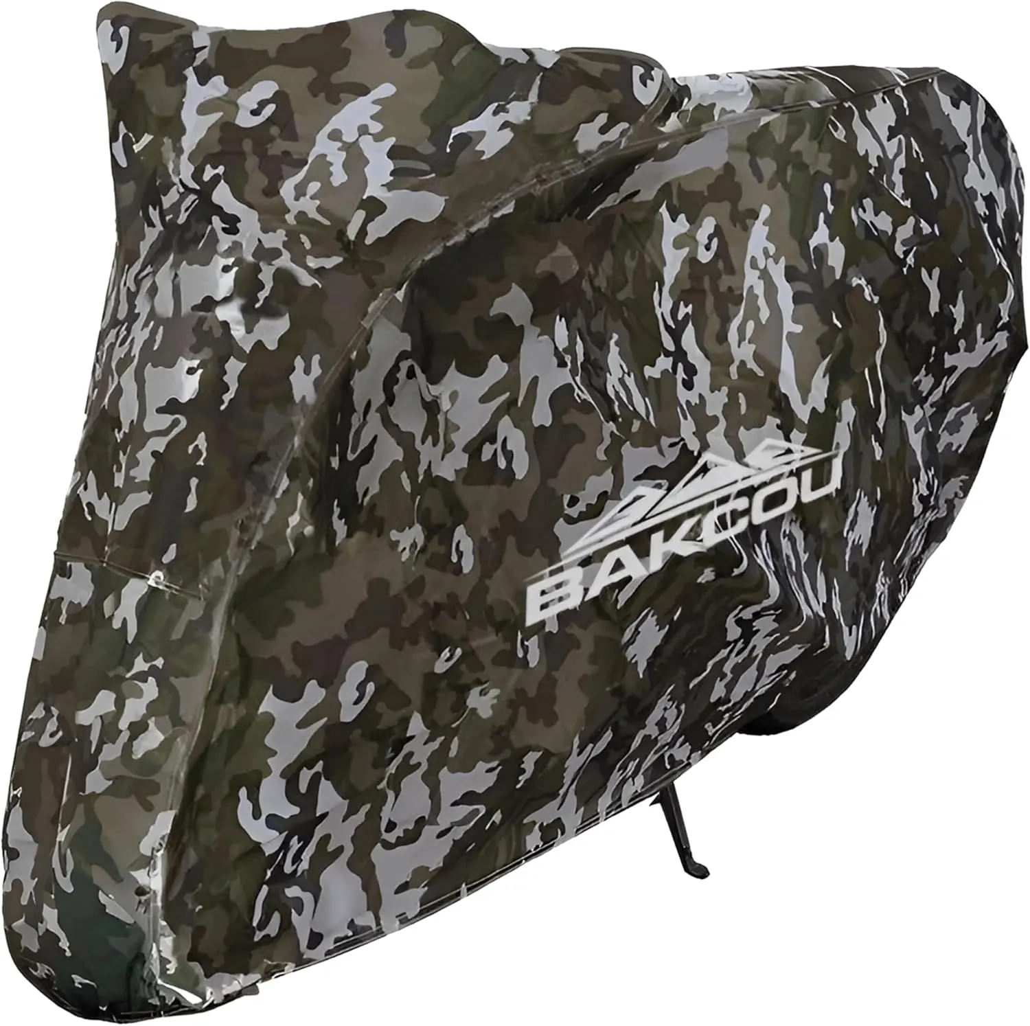 Bakcou - Heavy Duty Waterproof eBike Rain Cover - Protects Against Sun, Dust, Wind, Rain, and Snow - Nylon Cover with Cinch Cords for a Snug Fit