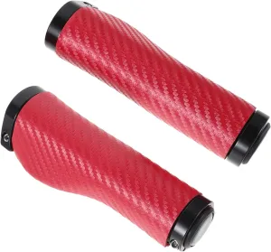Balacoo 1 Pair Ergonomic Slip Bike Grips PU Leather Handlebar Covers for Mountain Bicycles Shock Absorbing Design for Enhanced Comfort and Easy Installation Handlebars