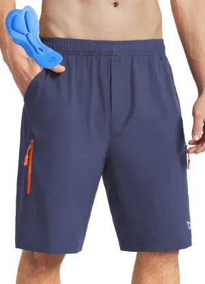 baleaf Men's Mountain Bike Shorts 3D Padded Loose-fit MTB Cycling Bicycle Lightweight Zipper Pockets