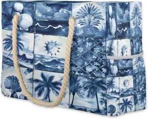 Beach Bags for Women, Large Waterproof Beach Tote Bag for Gym Grocery Travel