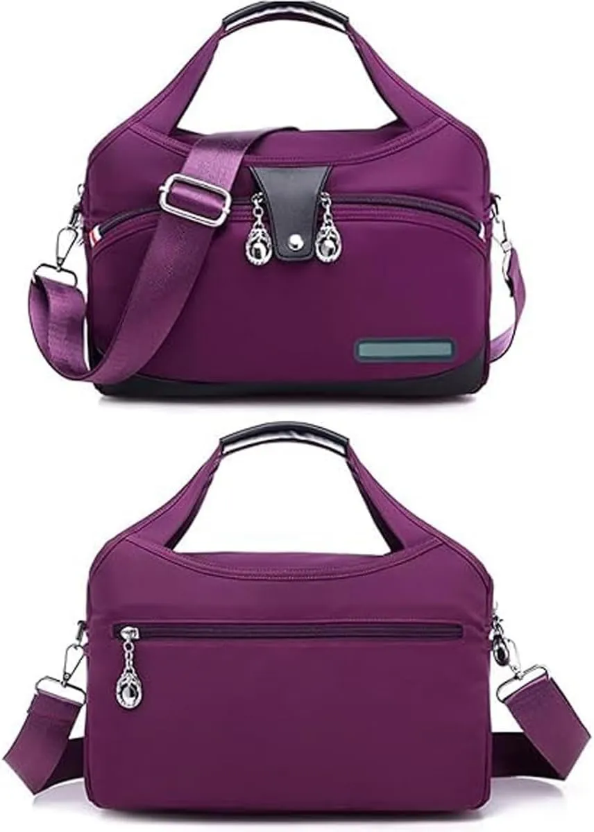 Beautifuldeer Anti Theft Handbag for Women, Large Crossbody Bag for Women Travel, Fashion Waterproof Large Capacity (Dark Gray)