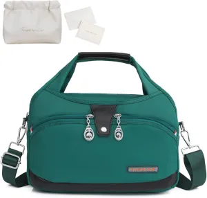 Beautifuldeer Anti Theft Handbag for Women, Large Crossbody Bag for Women Travel, Fashion Waterproof Large Capacity (Dark Green)