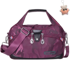 Beautifuldeer Anti Theft Handbag,Fashion Anti-Theft Handbag for Women,Casual Waterproof Shoulder Crossbody Bag