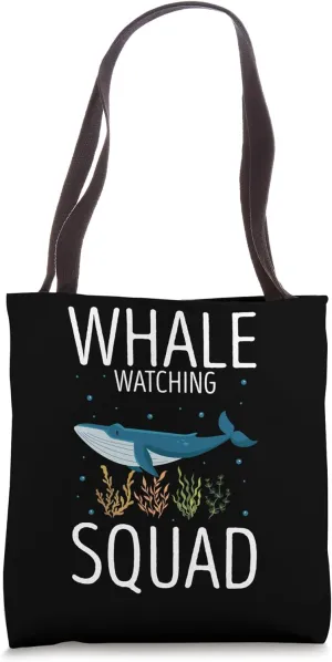 Beluga Whale Quote for Marine Mammal and Orca Tote Bag