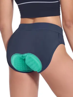 BERGRISAR Women's 4D Padded Bike Shorts Cycling Underwear with Gel Padding Biking Bicycle Briefs