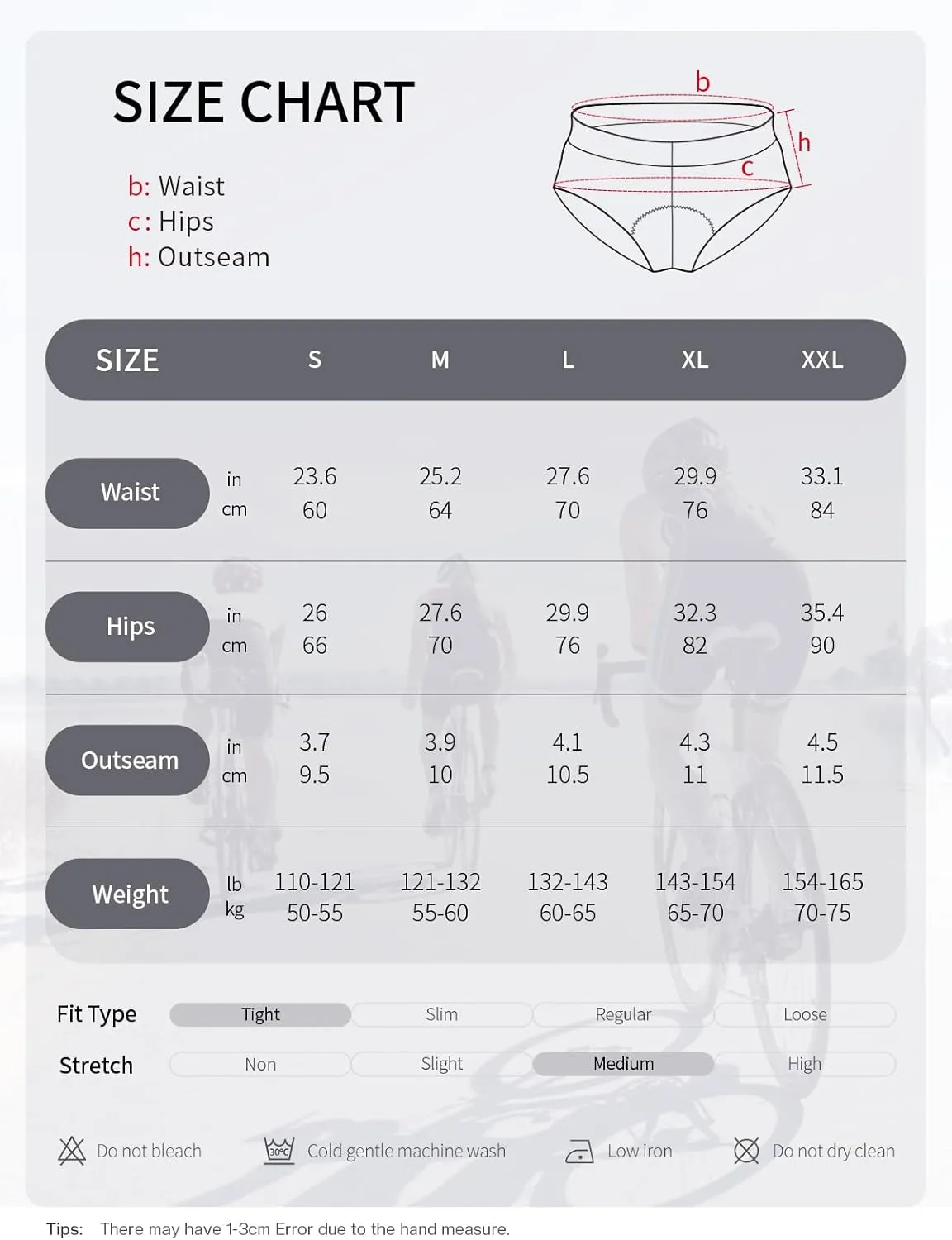 BERGRISAR Women's 4D Padded Bike Shorts Cycling Underwear with Gel Padding Biking Bicycle Briefs