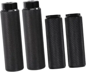 BESPORTBLE 4pcs Sturdy Aluminum Alloy E-Bike Rear Foot Pegs Anti-Slip Design for Safety Easy Install Detachable Cycle Accessory