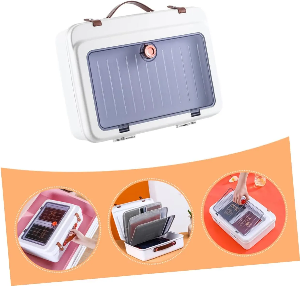BESTYASH Id Storage Bag Travel Organizer Passport File Organizer Large Capacity Easy to Sort