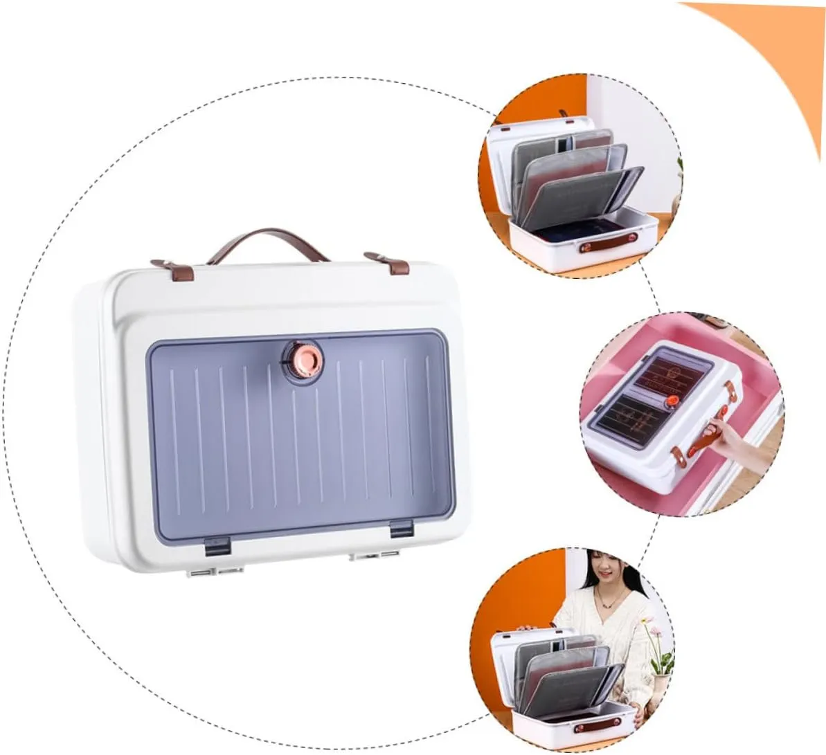 BESTYASH Id Storage Bag Travel Organizer Passport File Organizer Large Capacity Easy to Sort
